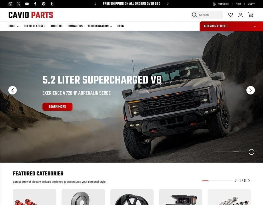 Cavio Parts
