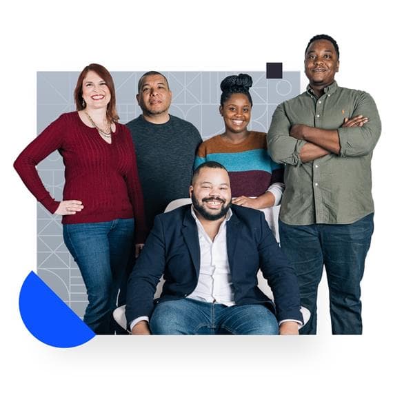 Man working on a computer